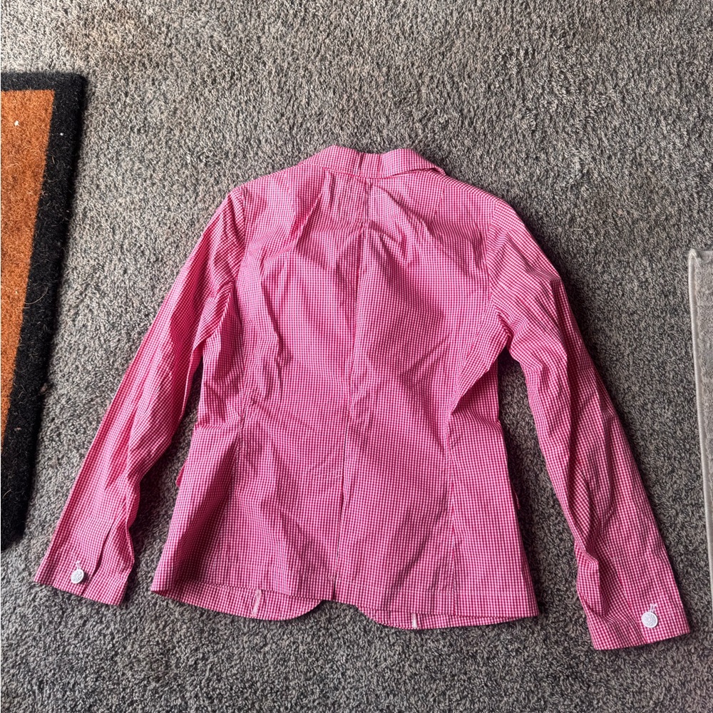Women's gingham Blazer - Picture 5 of 6